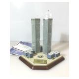 Danbury Mint Twin Towers Commemorative. Missing