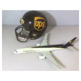 UPS Helmet and Airplane 19in. (Part of tail