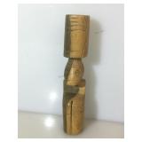 8in Tall Carved Wood Figure.