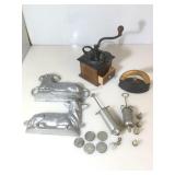 Vintage Lamb Mold by Kanter Mfg., Coffee Grinder