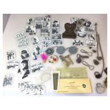 Vintage locks (no keys), Beatles trading cards,