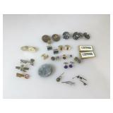 Tie clips, cufflinks, tuxedo studs and more.