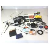 Minolta XD5 35mm camera with book and