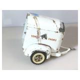 Tonka Farm horse trailer. As found.