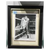 Joe louis autographed picture