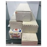 Unsorted mixed sports cards