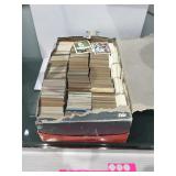 Unsorted mixed sports cards