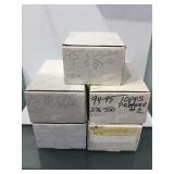 Unsorted mixed sports cards