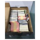 Unsorted mixed sports cards