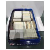 Unsorted mixed sports cards
