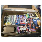 Unsorted mixed sports cards
