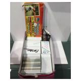 Unsorted mixed sports cards