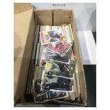 Unsorted mixed sports cards