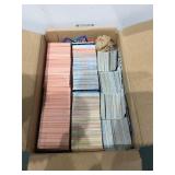 Unsorted mixed sports cards