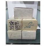 Unsorted mixed sports cards