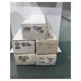 Unsorted mixed sports cards