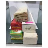 Unsorted mixed sports cards