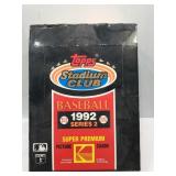 1992 stadium club baseball sealed box