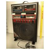 Sanyo K- 5 dual cassette/ 8 track, player/
