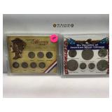2 Sets of All Silver US Coinage - Mercury Dime