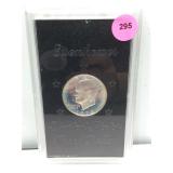 1972 Eisenhower Silver Proof Dollar in case