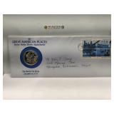 Boston Tea Party Comm. Sterling Silver Medallion