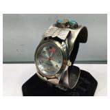 Sterling Silver Native American Handmade Cuff