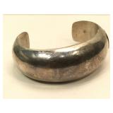 Sterling Silver Mexico Hollow cuff bracelet - 25g