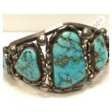 Sterling Silver Native American Handmade cuff