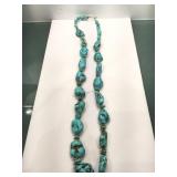 Turquoise Nugget Necklace with smaller Turquoise