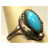 Sterling Silver Native American Handmade Ring