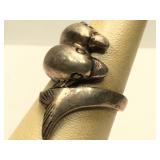 Sterling Silver Dolphin ring size 8