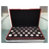 Kennedy Half Dollar Set in Wood Box - 2002-2011