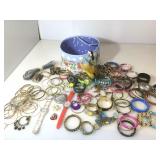 Lot of assorted costume jewelry