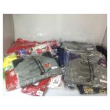 Large lot of assorted Man, Woman, Kid clothes,