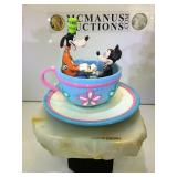 Ron Lee 1995 Disney Mickey Goofy in a Teacup