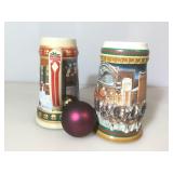 Two Budweiser Collectors Steins