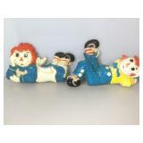 Vintage 1977 Raggedy Ann and Andy Wall Hangings