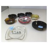 Assorted Glass Ashtrays. Universal Studio, 4 Mile