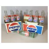 Vintage Glass Soda Bottles. 16oz. 13Pepsi and One
