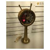 Brass Engine Room Telegraph lamp , 17.5 inch Ht.,