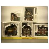 5 pcs , Dept 56 Dickens