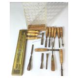 Lot of vintage carpenter tools and more