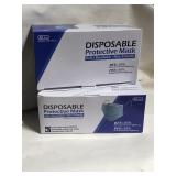 Disposable protective Masks , Lot of 2 unopened