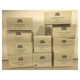 10 pcs Dept 56 Heritage Village Collection, all