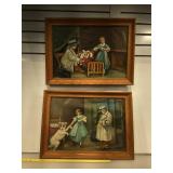 Pr paintings on canvas, Children nursing a sick