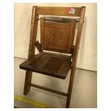 Vintage 24 inch Roy Rogers folding wood chair ,