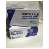 Disposable protective Masks , Lot of 2 unopened