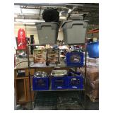 Large lot of assorted chaffers and food