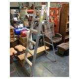6ft tall aluminum stepladder by All American
